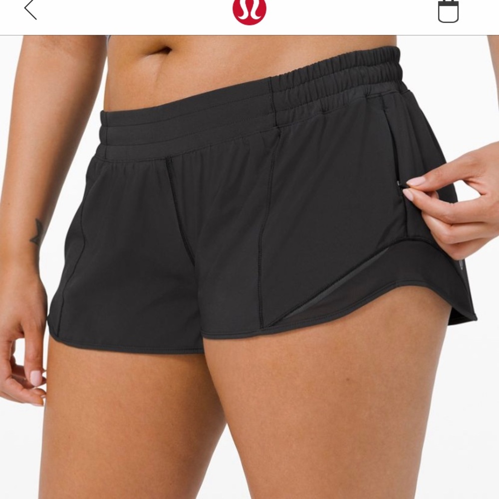 hottie hot black short 2.5